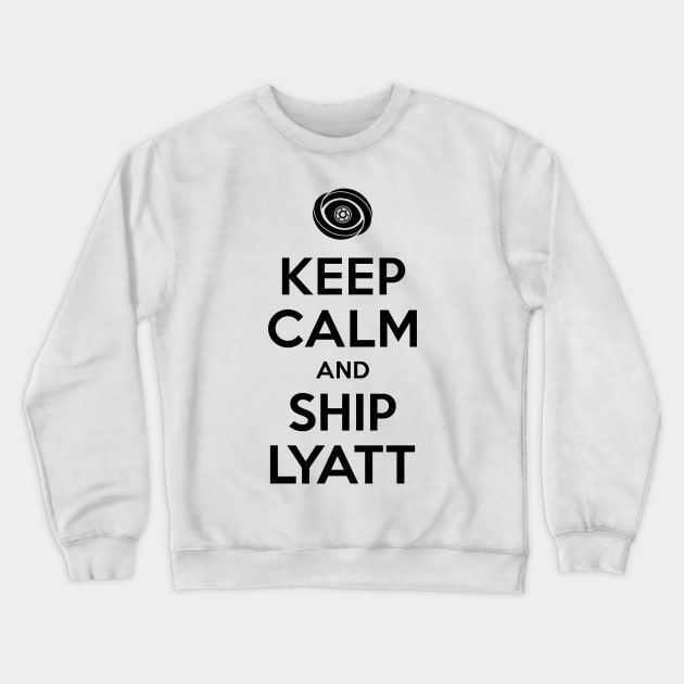 Timeless - Keep Calm And Ship Lyatt Crewneck Sweatshirt by BadCatDesigns